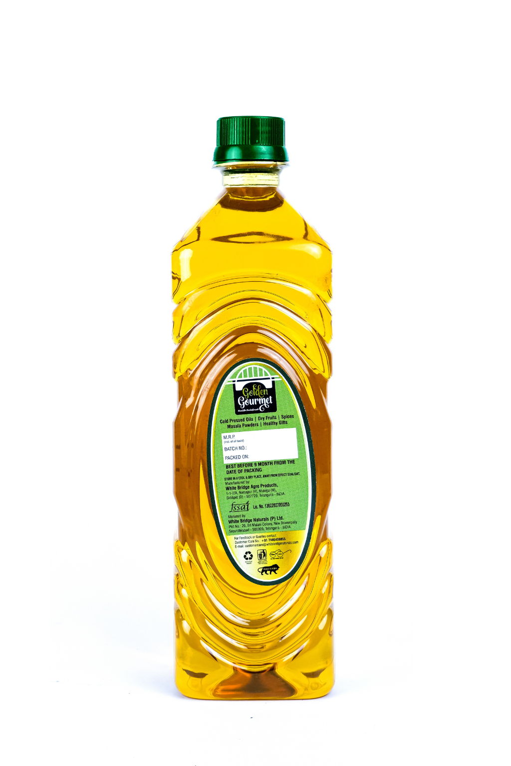 Wood-Pressed Groundnut Oil